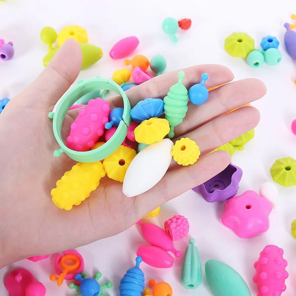 Colorful Jewelry Making Kit For Girls Insteresting DIY Jewelry Craft Toy For Boy Girl Children Kid