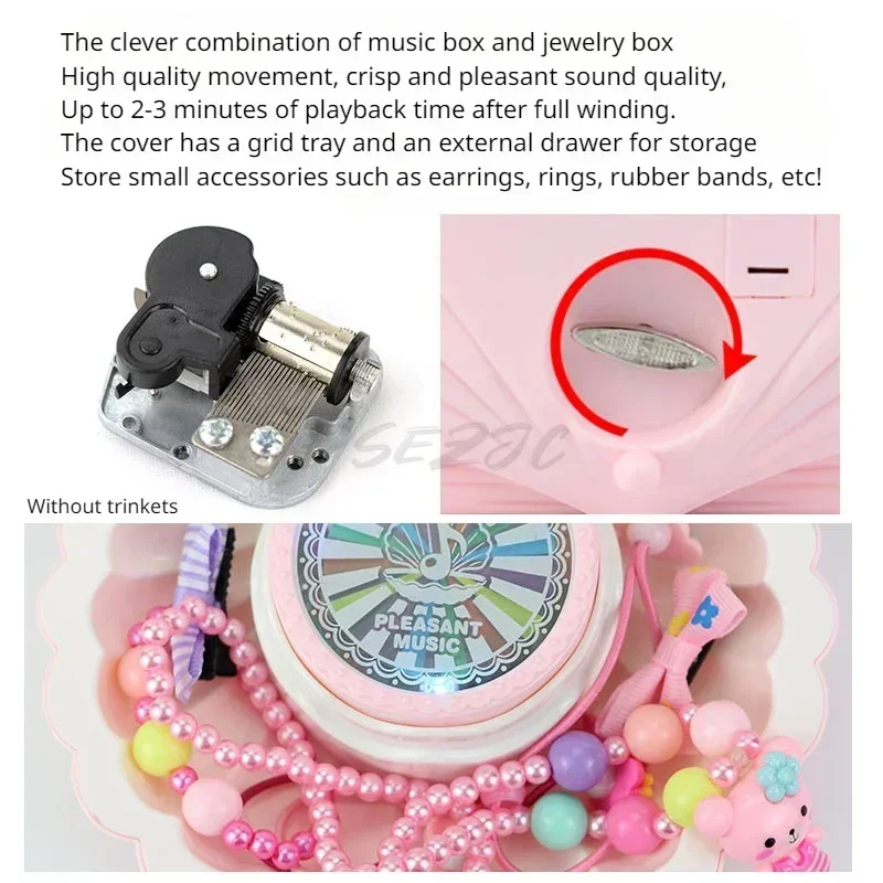 Ballet Girl Music Box Princess Toy Desktop Decorations The Gift for Children's Birthday Christmas New Year