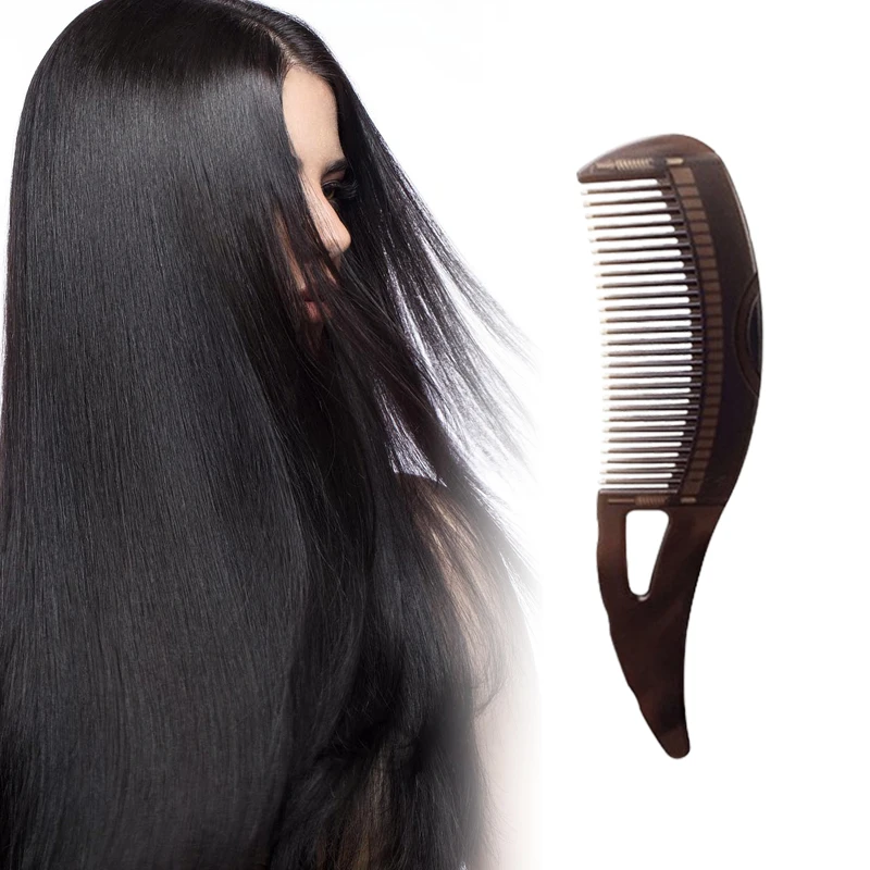 

Retro Professional Comb Anti-Dandruff Massage Comb Gift Anti-Static Anti Tangling Hair Brush Hollow Parting Comb Hair With A Bag