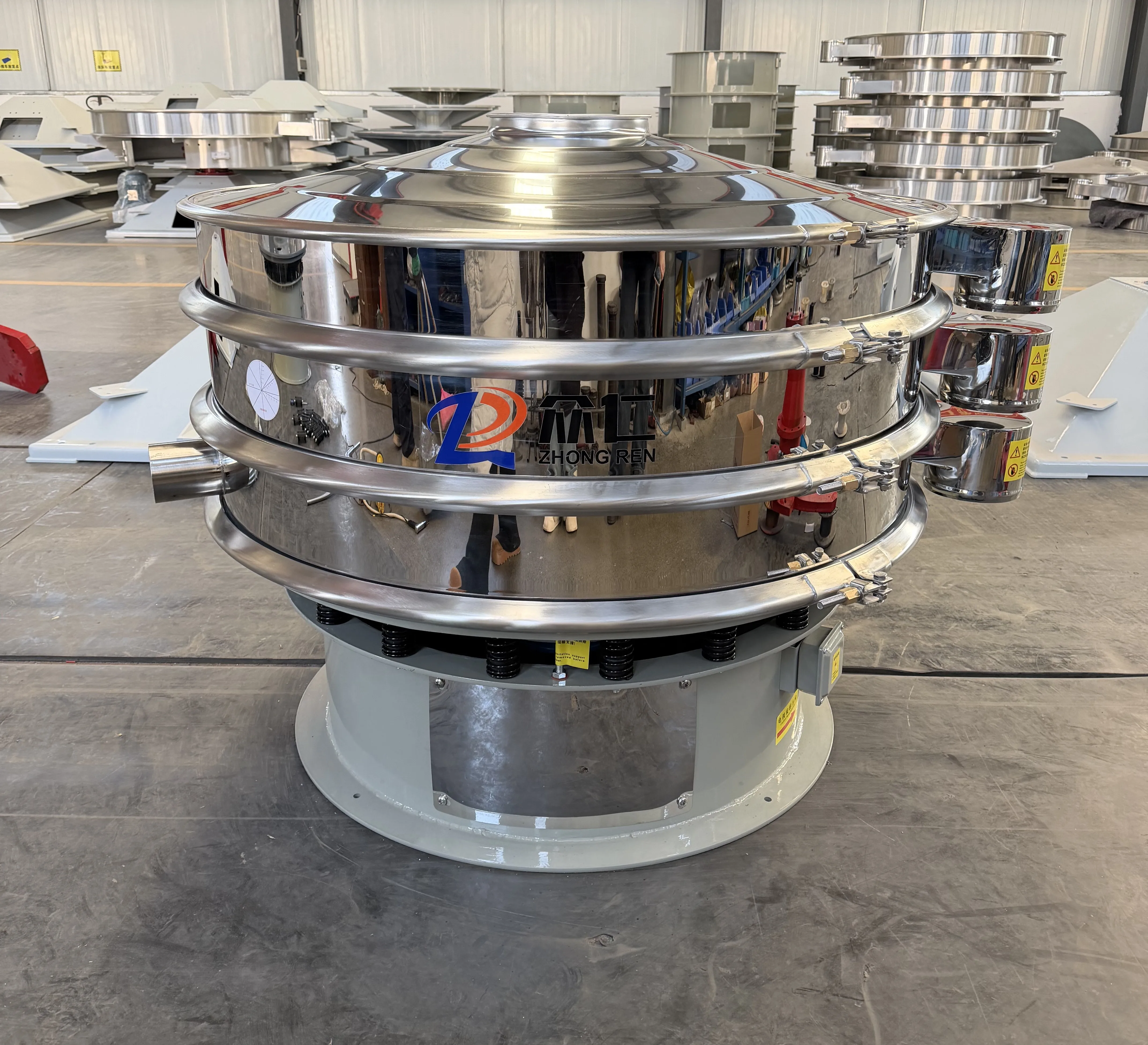 Grain Corn Circular Vibrating Screen For Wheat Rice Cleaning Circular Vibrating Screen Tamiz Vibratorio