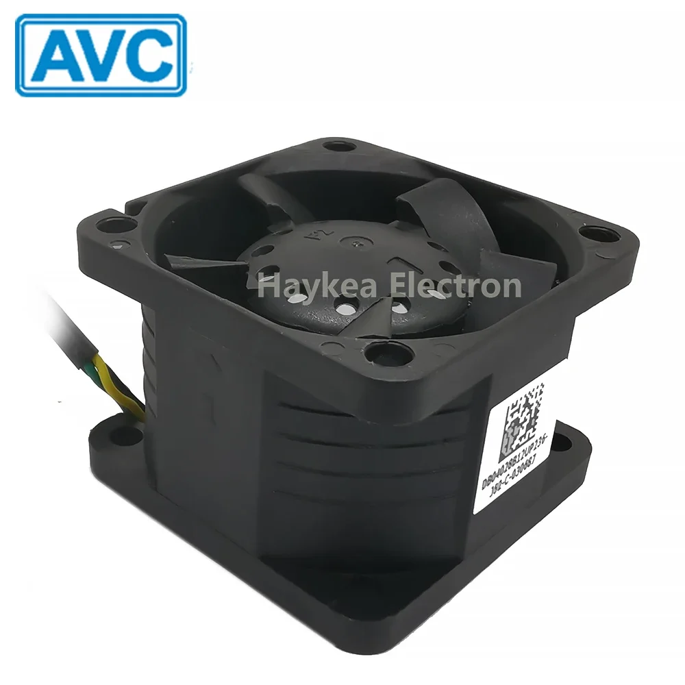 Dla AVC DB04028B12U wentylator 4cm 4028 40x40x28mm 12V 0.66A podwójne łożysko kulkowe 4-przewodowy 4pin PWM moc serwera przepływ powietrza