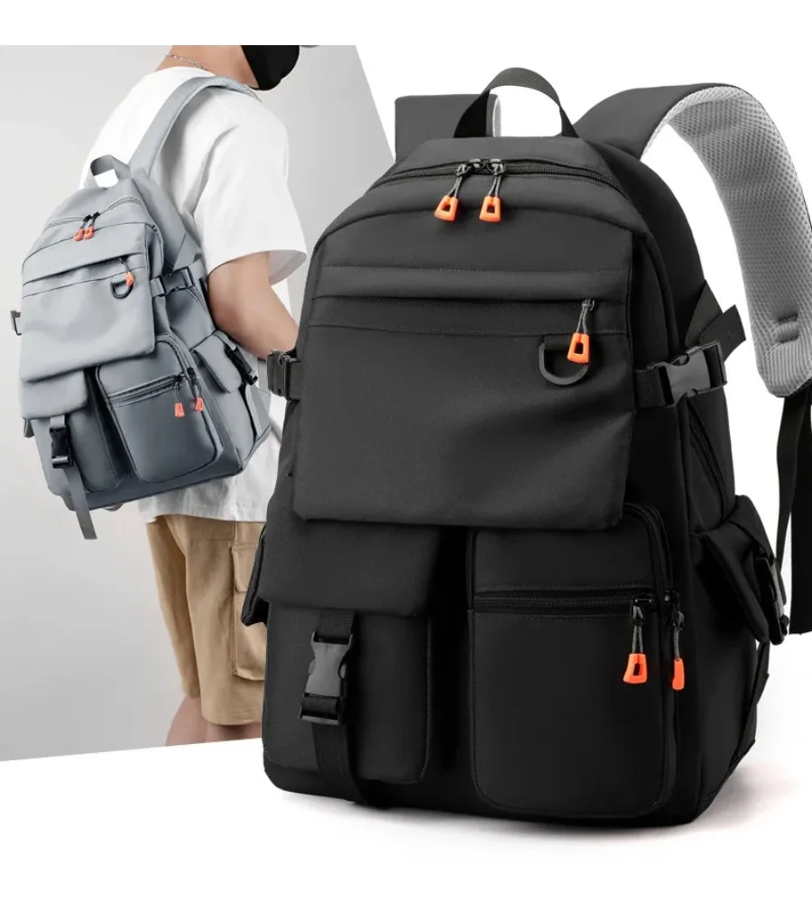 Trail-ready Outdoor Backpack Lightweight Water-resistant Hiking Bag for Sports and Student Use