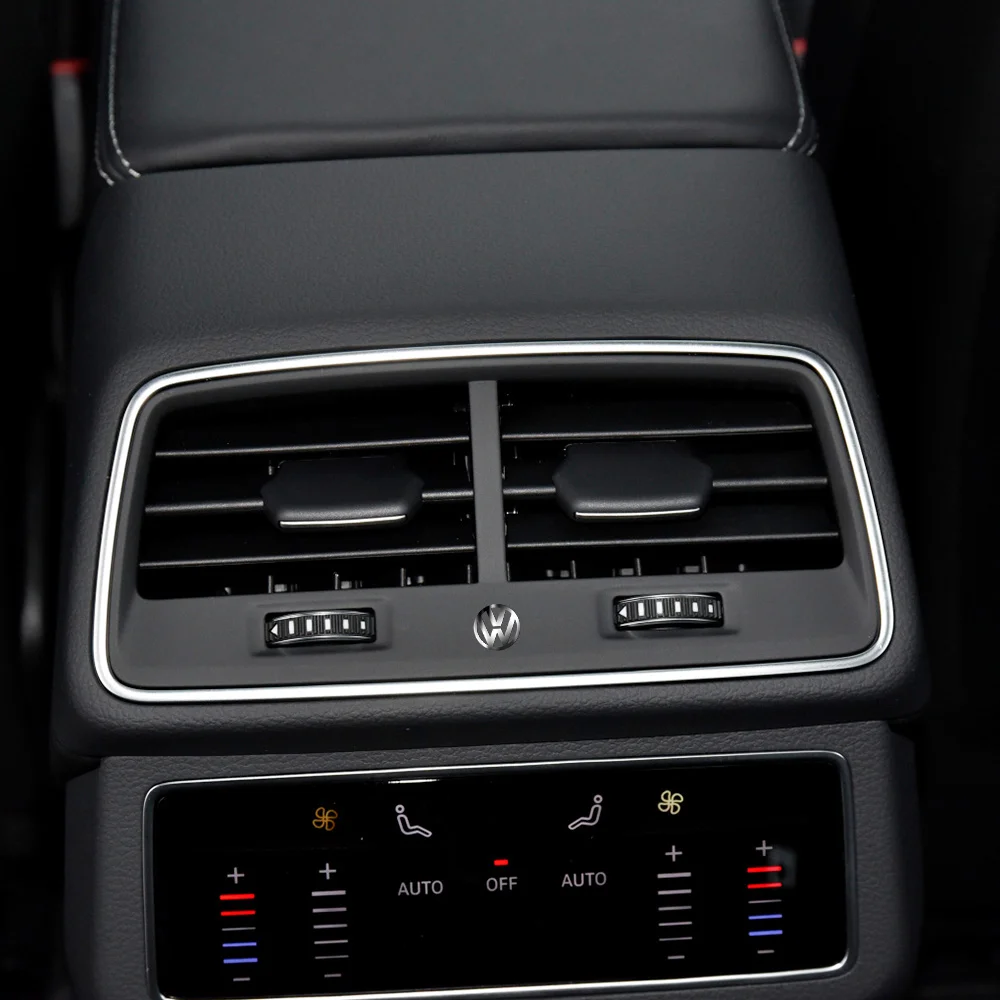 2/5/10 Stuks 3d Aluminium Auto Interieur Dashboard Stuurwiel Decoratie Stickers Voor Volkswagen Vw Golf Polo Tiguan Passat Touran