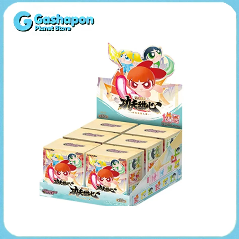 

Kayou The Powerpuff Girls Mystery Blind Box Mini Figure Kung Fu Theme Cute Collectible Desk Ornament Gift For Fans