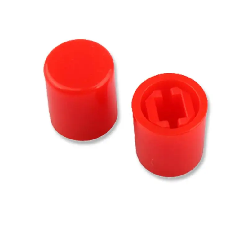 10PCS PS-22F02 Six-pin With Lock (Self-locking/Unlocking) Push Button Switch A03 Straight Key Switch A11 Key Cap Red Black White