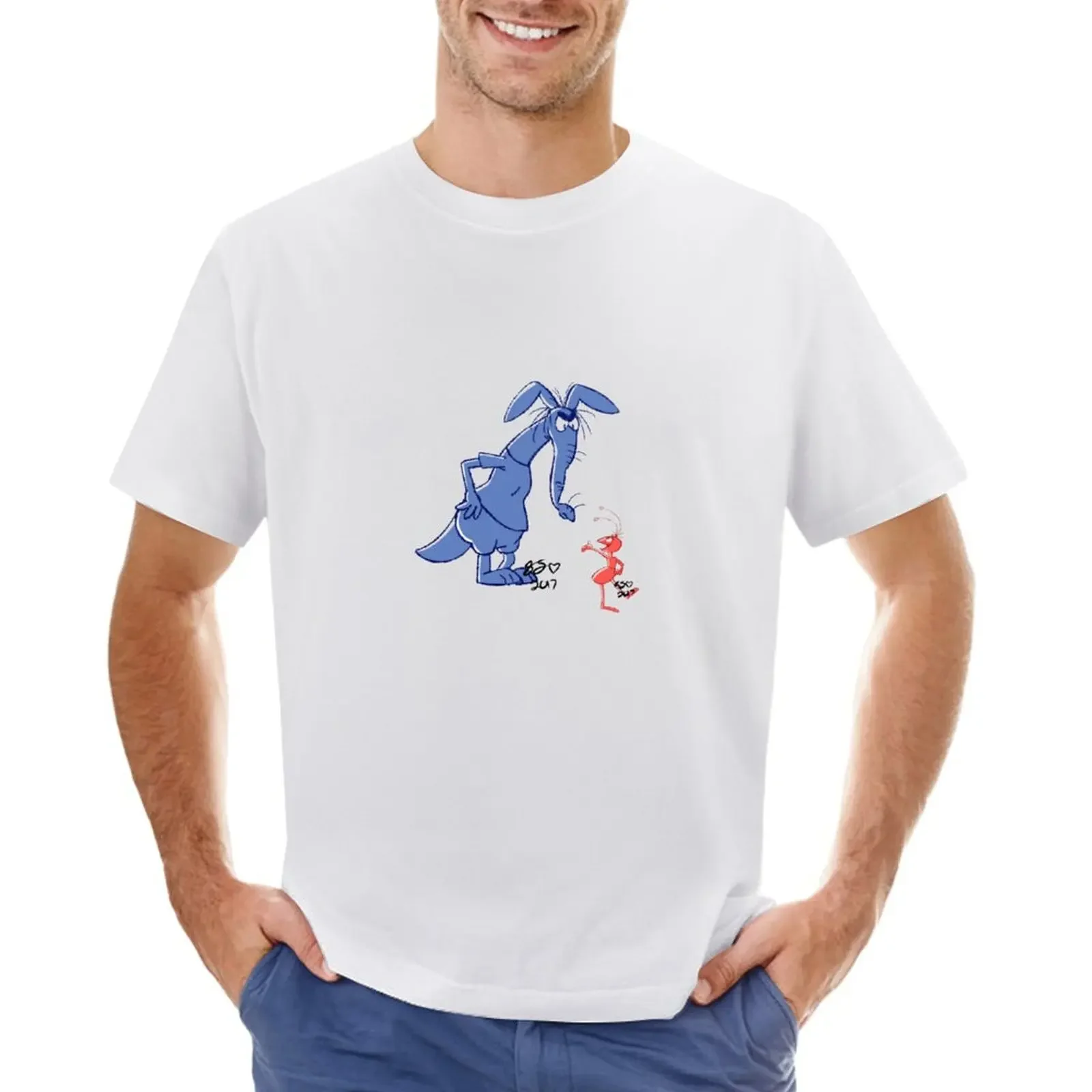 

The Ant and the Aardvark T-shirt quick drying funnys Men's t-shirt