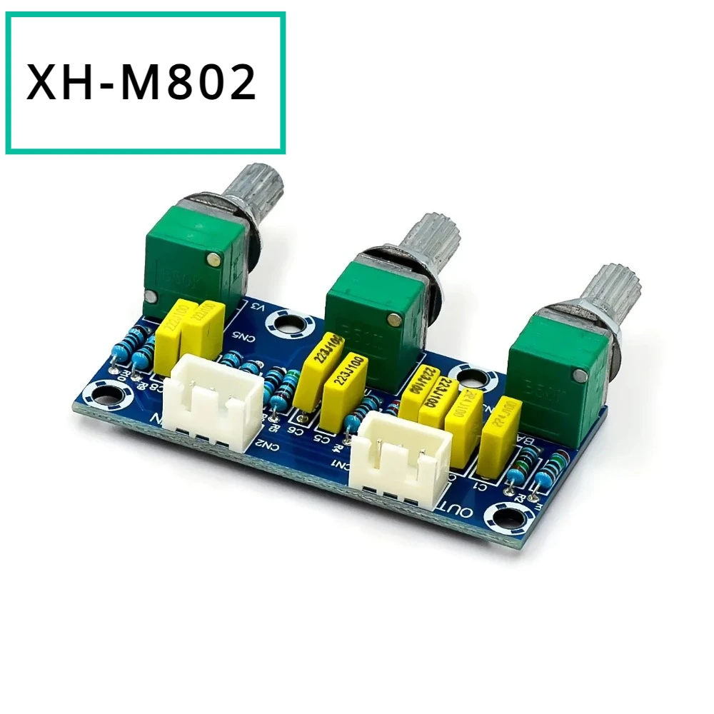 XH-M802 Passive Tone Board Amplifier Preamp Power Module Low High Sound Adjustment Electonic Diy Electronic PCB Board