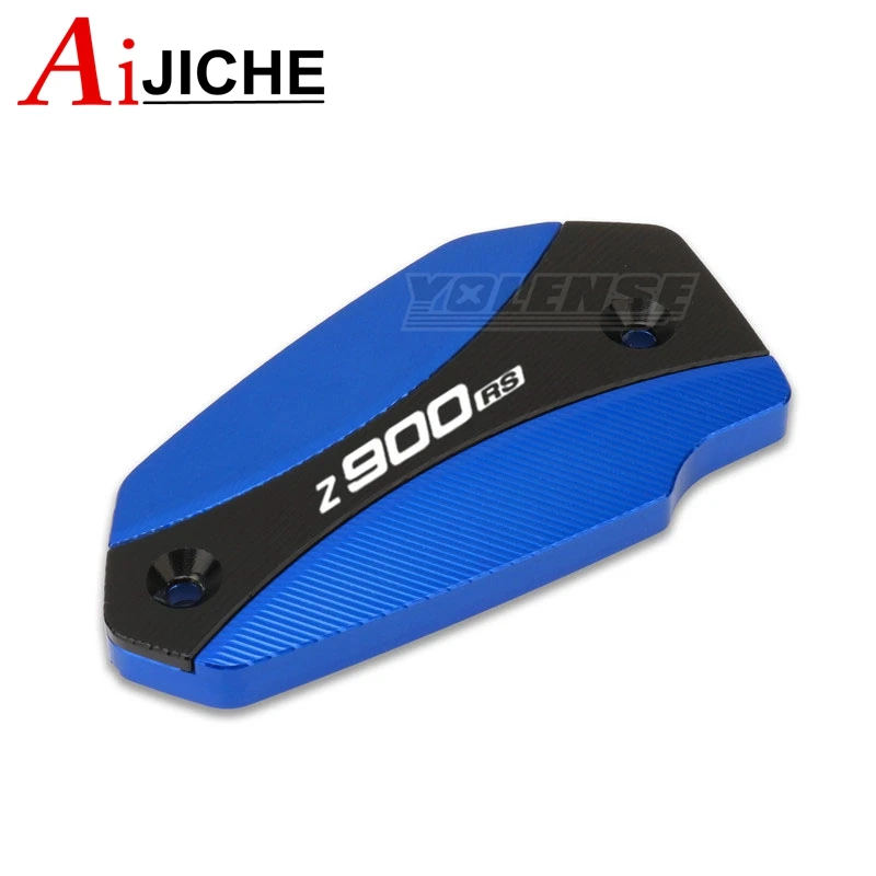 Motorcycle CNC Front Brake Reservoir Fluid Tank Oil Cup Cover Fit For Z650 Z800 Z900 Z900RS Z 650 800 900 900RS 2017-2023