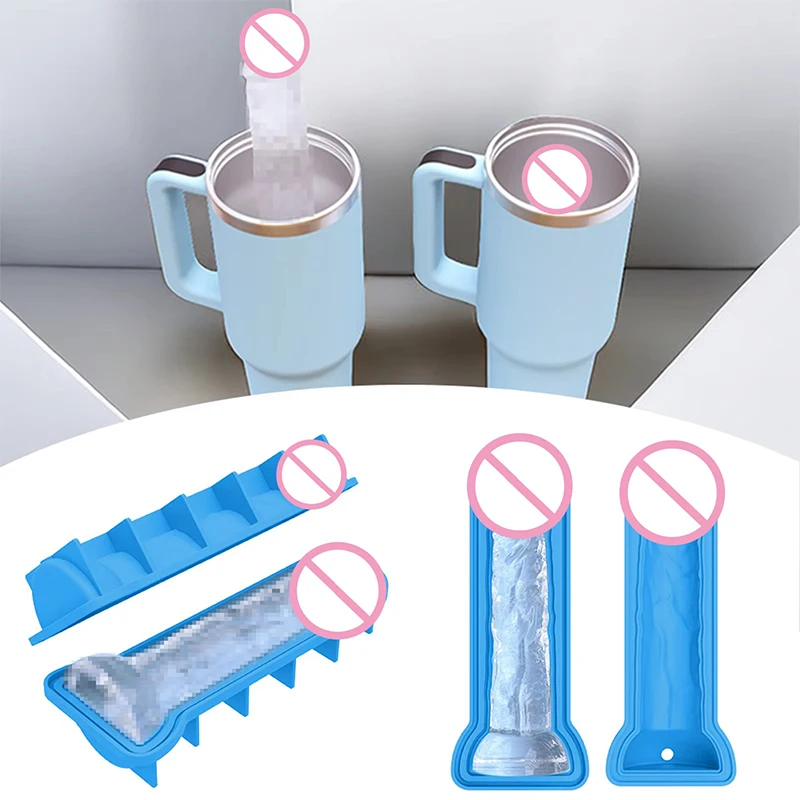 Adult Prank Ice Molds Silicone Diy Fun Ice Mould For Whiskey Cocktails Penis Shaped Ice Models Gadgets Party Drink Mold Props