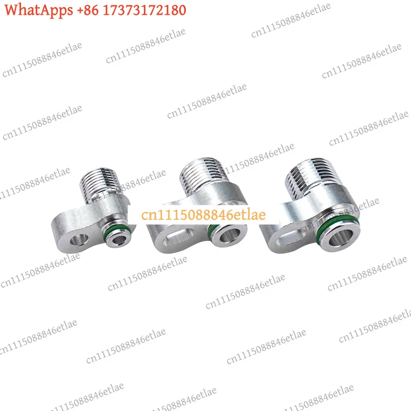 k3 Custom A/C Hose Assembly, Aluminum Compressor Fitting Adapters for R134a Auto Air Conditioning