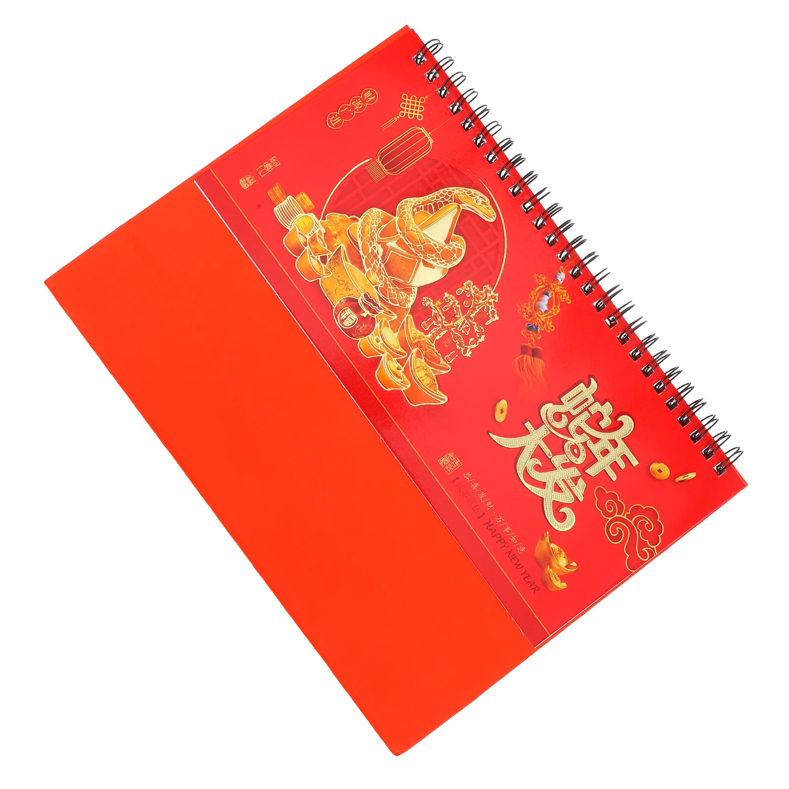 

2025 Chinese Desk Calendar Flip Block Sturdy Printing Decorative Home Office Use Snake Year New Year Aesthetic Gift