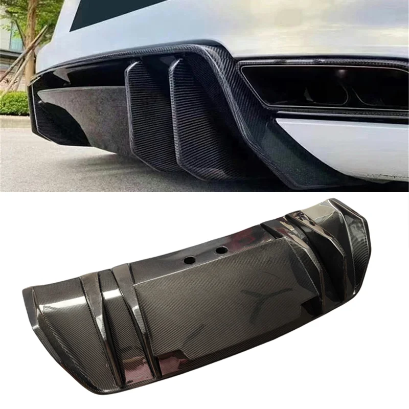 

R8 Carbon Fiber Splitter Rear Lip Diffuser Fits For R8 V8 V10 Gen1 2008-2015