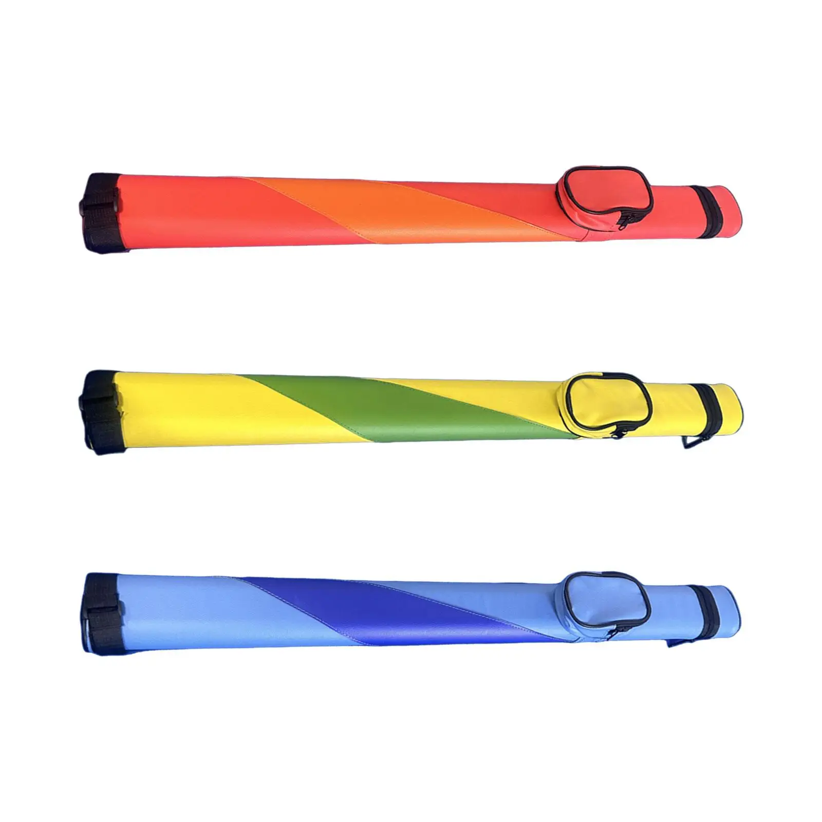 

Billiard Cue Case Billiard Rod Bag Holds 1 Butt and 1 Shaft Men Women Portable