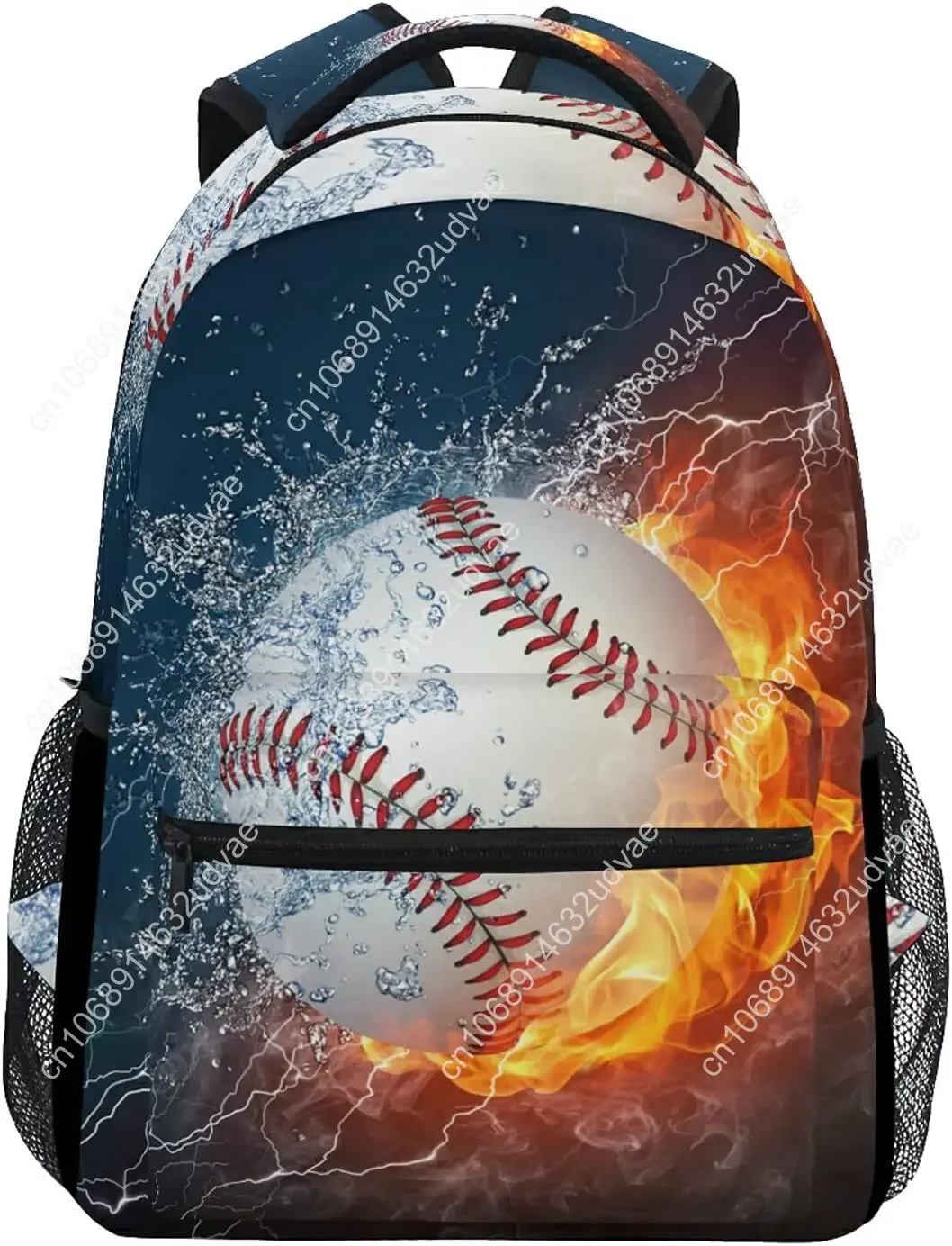 Baseball Kids Backpack For Boys Girls, Baseball School Backpacks Bookbag Elementary School Bag Book Bag Daypack Travel B