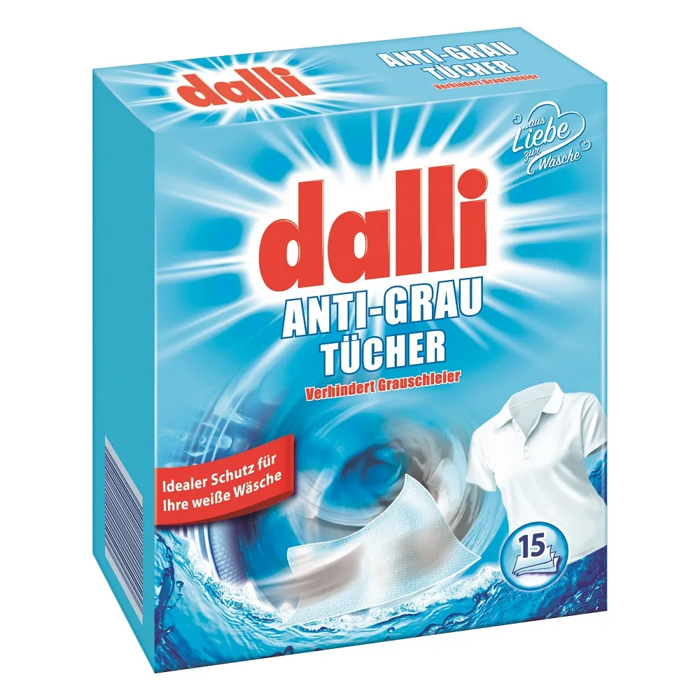 DALLI white fabric wipes 15 PCs