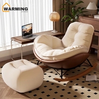 Warming Penguin Rocking Chair Single Lazy Person Sofa Lounge Chair Balcony Living Room Bedroom Household Leisure Chair Hot Sale