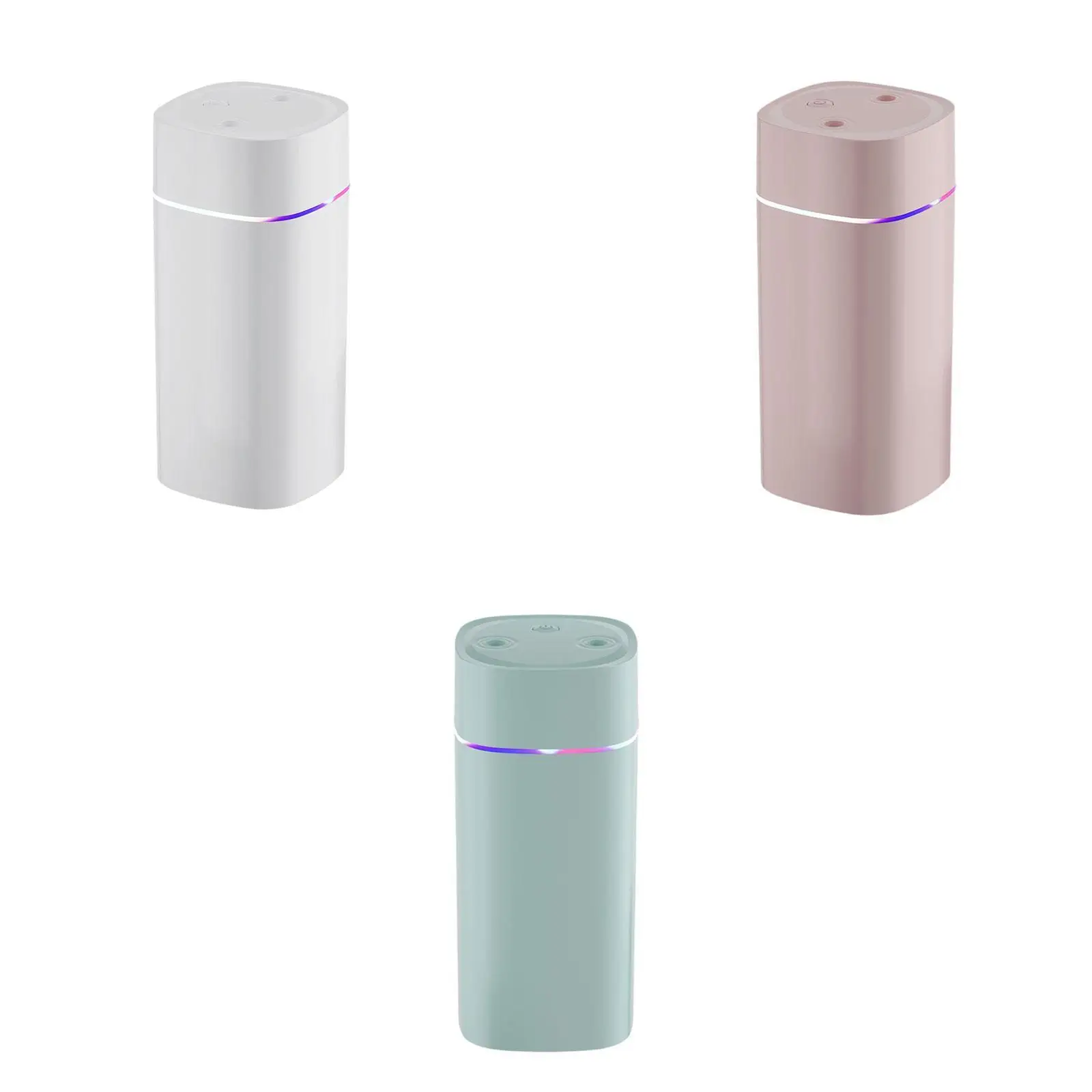 Desktop Humidifier with Ambient Night Light Quiet Portable Essential Oil Diffuser Personal for SPA Tabletop Baby Room Car Home