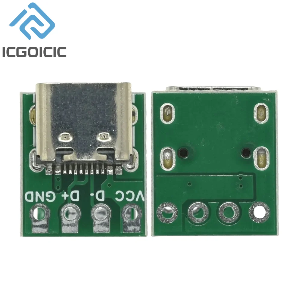 10PCS/Lot MICRO MINI5P Type-C USB To Dip Female B-type Square Interface Printer Mike PCB Converter Adapter Breakout Board image 6