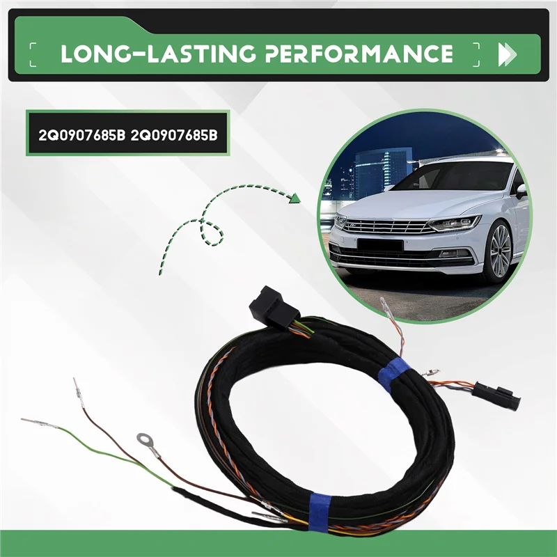 

Blind Spot Side Assist Lane Change Wire Cable Harness 2Q0907685B For Passat B8 2015-2025