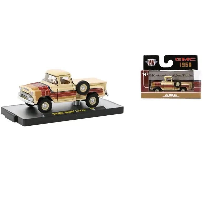

M2 Machines 1/64 1958 GMC Stepside Truck 4X4 Игрушечная модель автомобиля