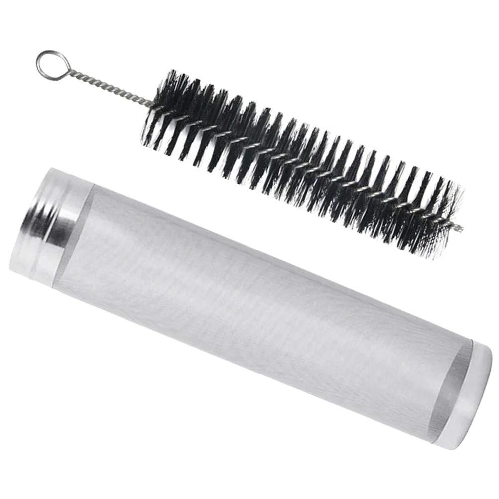 

1Set Portable Filter Tube Stainless Steel Strainer for Home Brewing Easy to Store and Use Filter Filtering Tool