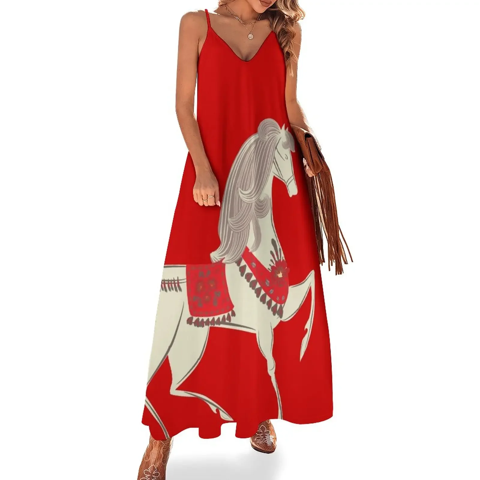 

Dancing Horse Sleeveless Dress Cocktail of dresses Casual dresses Women's dress