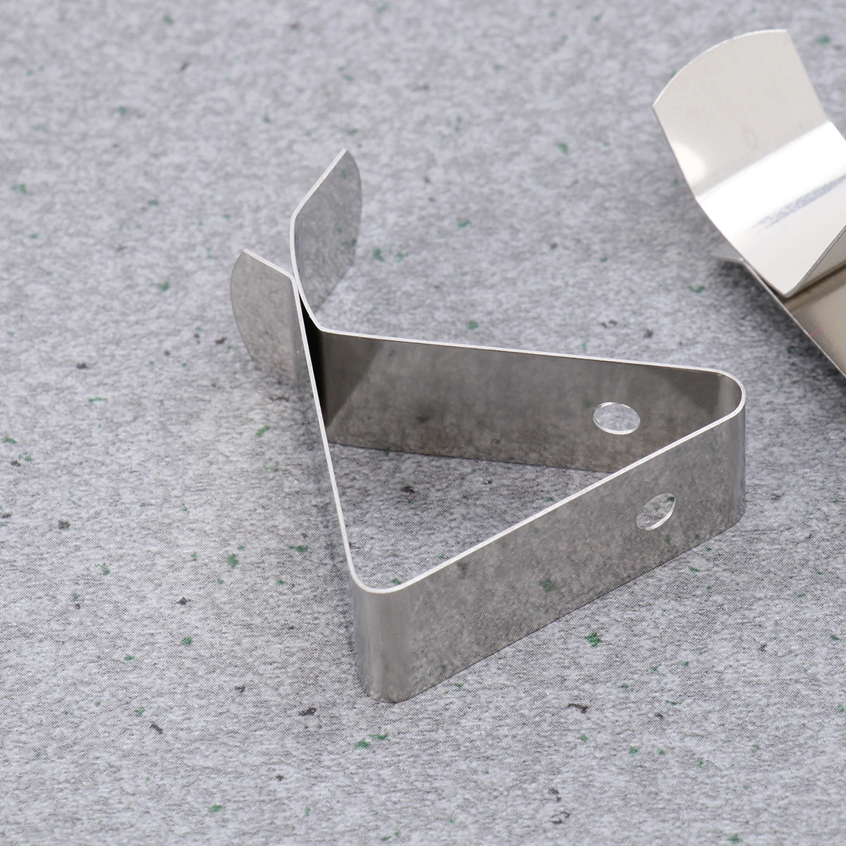 

6pcs Stainless Thermometer Clip Probe Holder Food Grade Probe Clip Holder Meat Grill Silver Portable BBQ Cooking