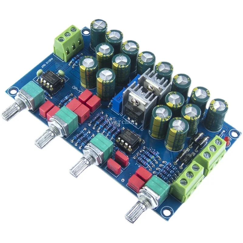 Przedwzmacniacz Nvarcher HIFI tablica dźwiękowa OPA2604AP przedwzmacniacz operacyjny gotowa płyta