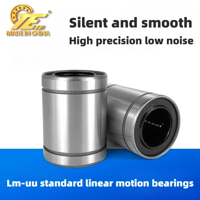 TE China high-end quality linear motion sliding bearing LM3 4 5 6 8 10 12 13 16 20 25UU