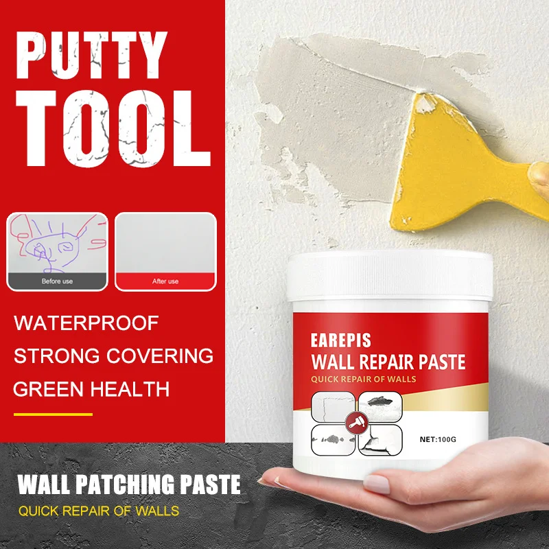 White Wall Repair Paste Coverage Tile Caulking Repair Paste Filling Filling Wall Repair Paste