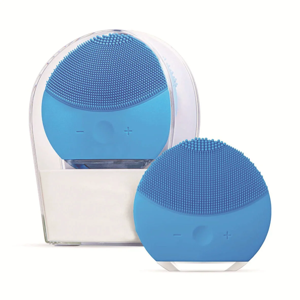 เครื่องทำความสะอาดผิวหน้าไฟฟ้าอัลตราโซนิก ซิลิโคนสั่นสะเทือน นวดทำความสะอาดรูขุมขน อุปกรณ์เสริมความงามที่บ้าน ความงามและสุขภาพ