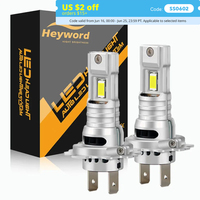 Heyword H7 LED Headlight Bulb Mini Wireless 60W 20000LM 6500K CSP for Car Headlamp Auto Diode Lamps H7 Turbo Led 12V Automobile