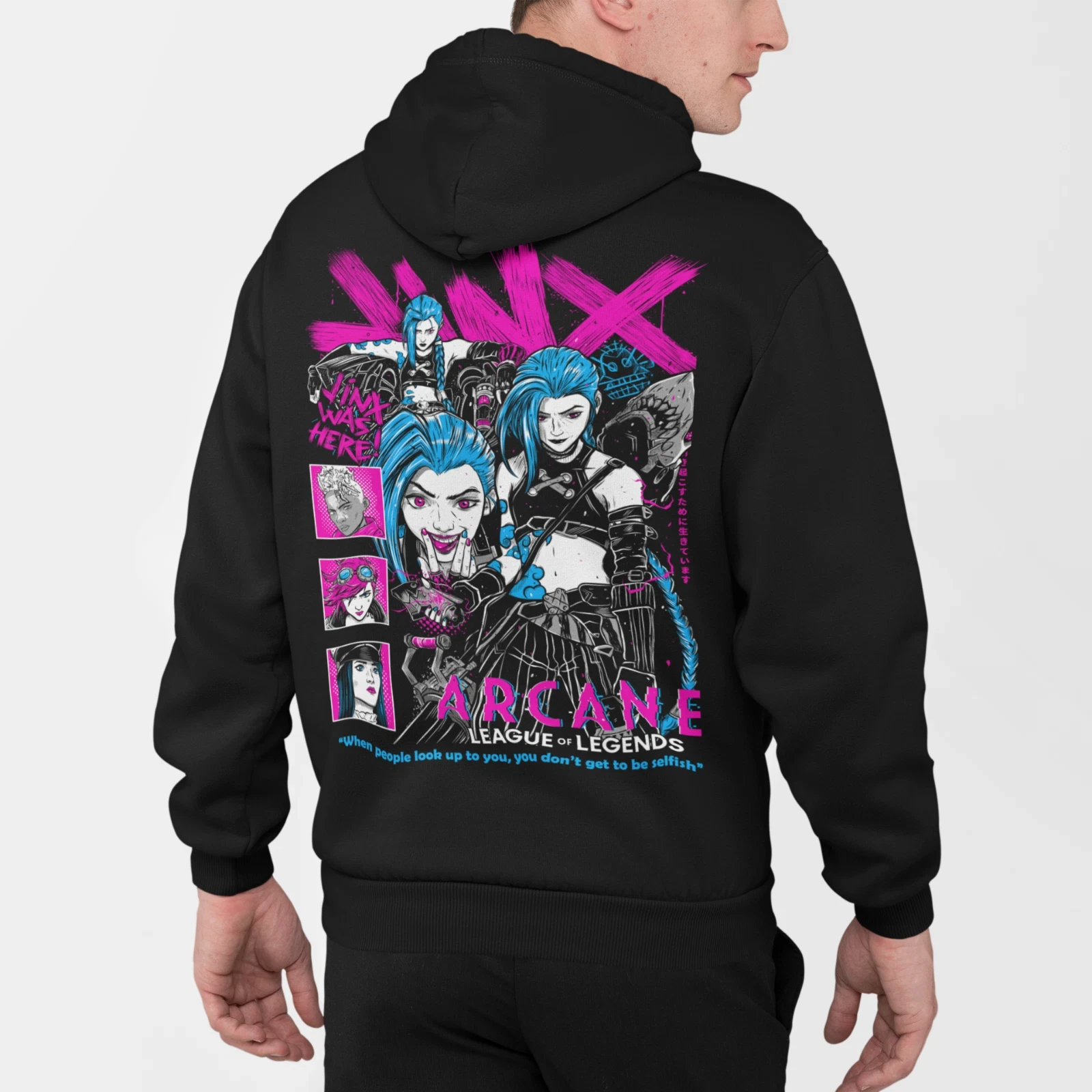 

Толстовка с капюшоном Jinx Arcane, лучший японский аниме с рисунком Jinx Arcane, подарочная толстовка с капюшоном, коллекция ограниченного выпуска