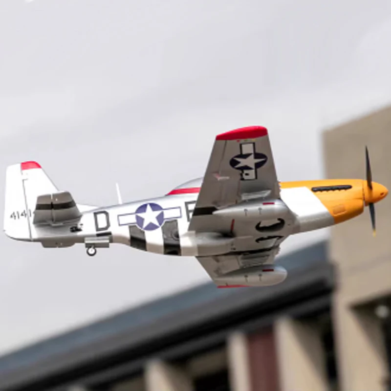 Strzały Hobby 1.1m Rozpiętość skrzydeł P-51 Mustang RC Model myśliwca Śmigło Samolot Wersja PNP/ARF