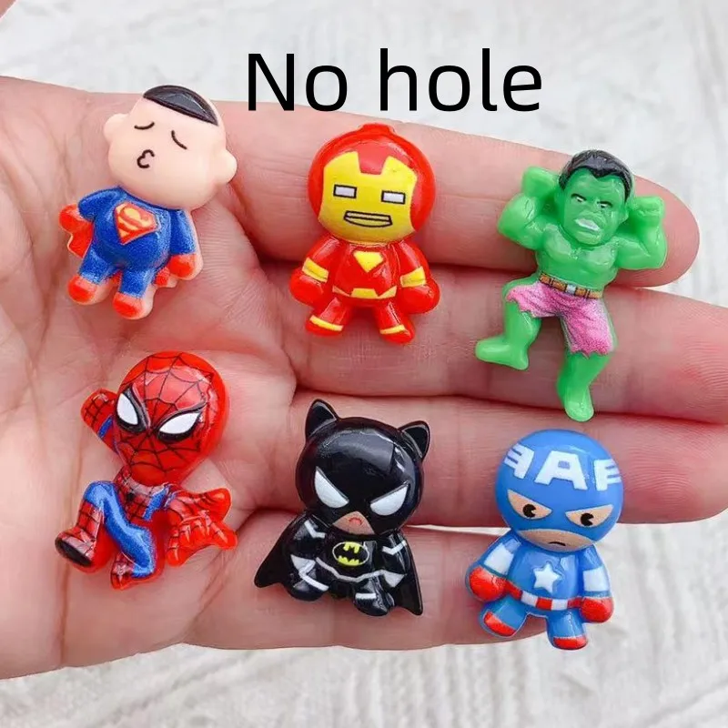 10pcs Resin Charms Cartoon Cute Character Pendant For Earring Keychain Diy Crafts Jewelry Making