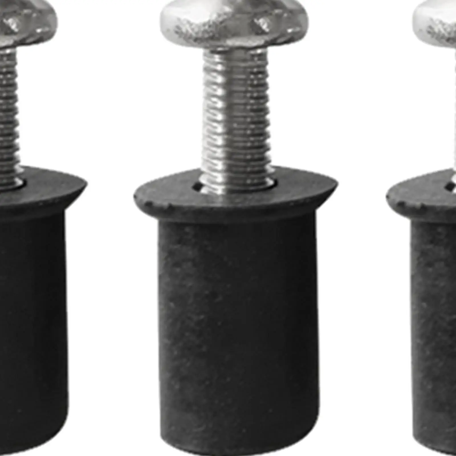 Rubber Well Nuts Flange Brass Nut Stainless Steel Screw Set Boat Repair Kit for Kayak Canoe Marine
