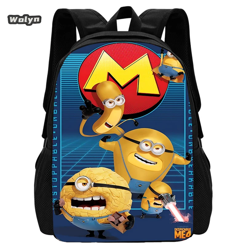 Mochila Cartoon School Backpack for Kindergarten,Anime S-Minions Children Backpack for School ,Light Weight Kids Backpack