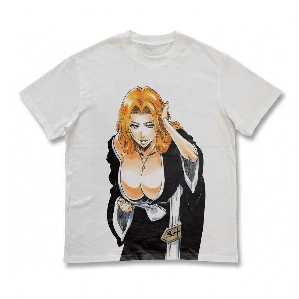 BLEACH Ichigo Kurosaki Zangetsu Soul Reaper Anime Y2K Ästhetisches Grafik-T-Shirt aus Baumwolle für Männer und Frauen, Streetwear-T-Shirt – Detail 7