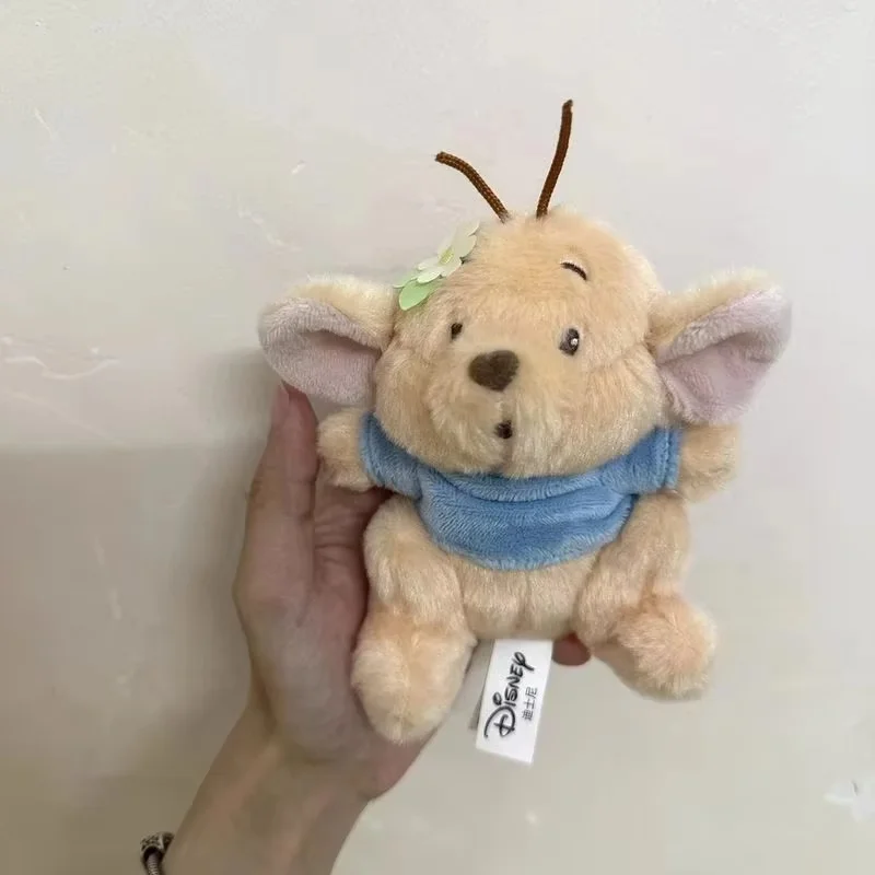 

New Disney Series Roo With Flower Hair Clip Keychain - Cute Plush Kangaroo Headband Accessory For Girls Fashion Gifts Toys
