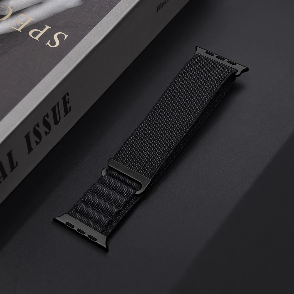 Officia جديد الألوان جبال الألب حلقة ل سوار ساعة أبل الترا 3 2 49 مللي متر 44 مللي متر 40 41 مللي متر 45 مللي متر Correa iWatch سلسلة 11 10 9 42 مللي متر 46 مللي متر SE 3