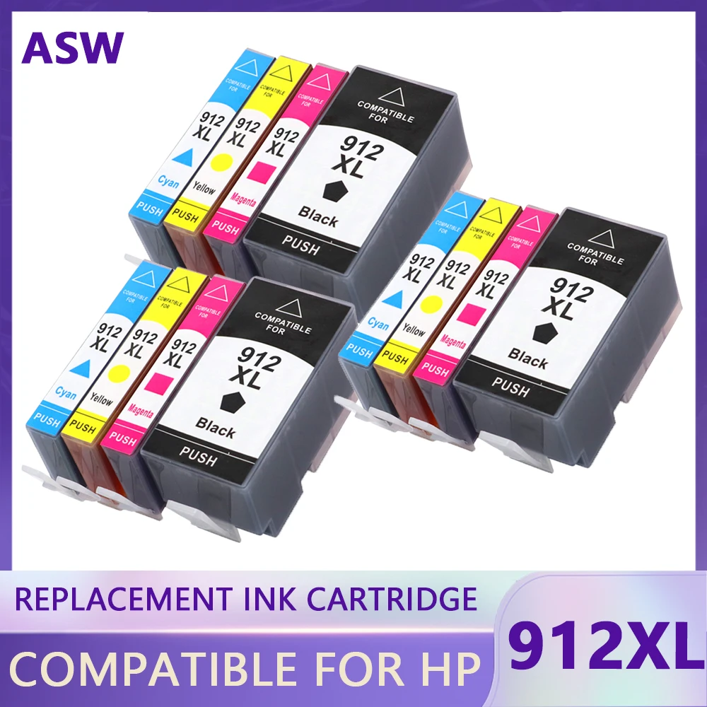 912 XL 912XL 917XL ink cartridge Premium Color Compatible Printer Ink Cartridge for HP OfficeJet 8010 8012 8015 8020 8025 etc