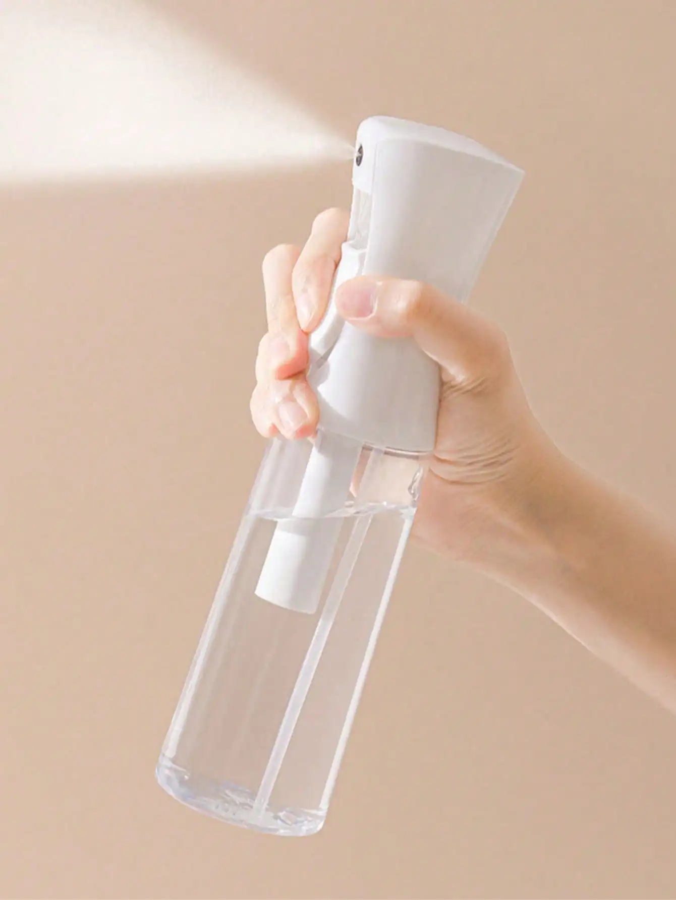 2026 New Continuous Spray Bottle - Ultra-Fine Mist Water Spray Bottle, Suitable For Hair, Home Cleaning, Plants, Household Items (1 Piece), Handheld Steam Iron Spray Bottle, Simple Bathroom Liquid Cleaner, Cleaning Spray Bottle