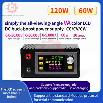 SK60 DC Buck Boost Converter CNC Adjustable DC Voltage Regulator Solar Charging Power Supply Module Support MPPT