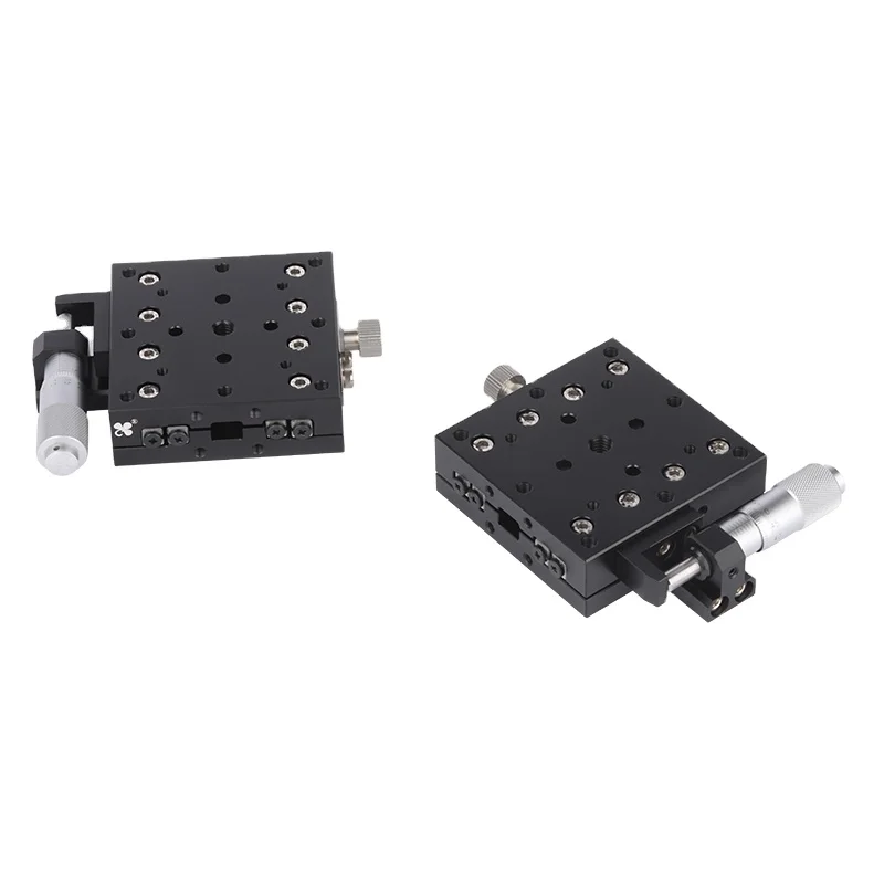 

C&K OEM ODM 40x40 мм Ручные столы оси X Сценический микрометр Платформа ручного перемещения Линейная ручная линейная ступенька для оптического применения