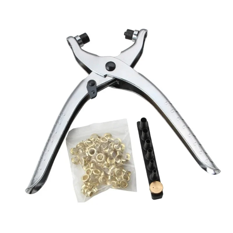 Heavy Duty Grommet Eyelet Plier Tool Durable Grommet Eyelet Plier for 2mm,2.5mm,3mm,3.5mm,4mm,4.5mm Holes Eyelets