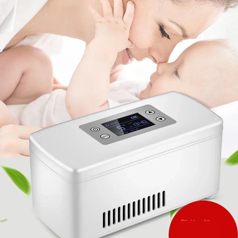 Keepin – boîte de refroidissement à insuline 2021 mAh, nouveau modèle mis à niveau, Mini refroidisseur d'incoolémie Portable, avec batterie intégrée, boîte de stockage froide, 10400