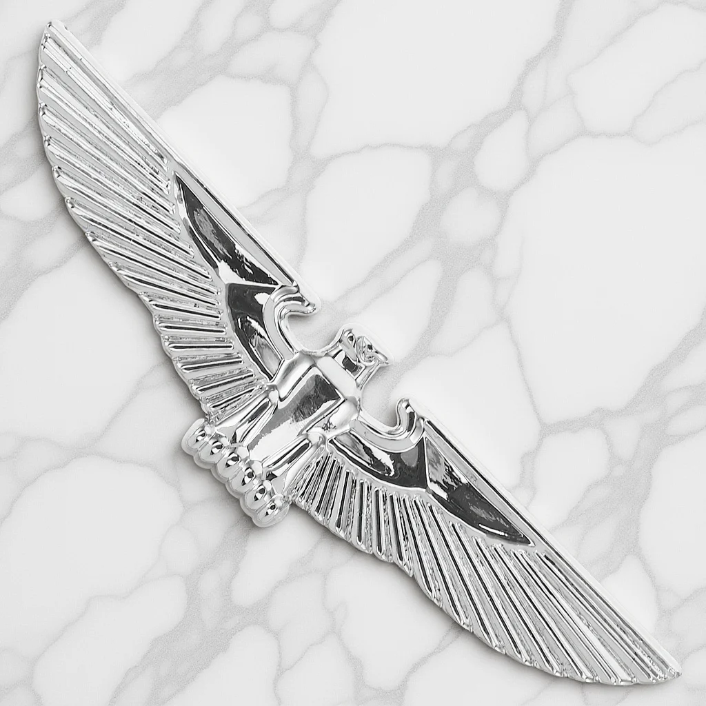 

3D Metal Eagle Car Decal Sticker Automotive Badge Decor for Suv Truck Hood Side Grille Application Wear-Resistant Auto