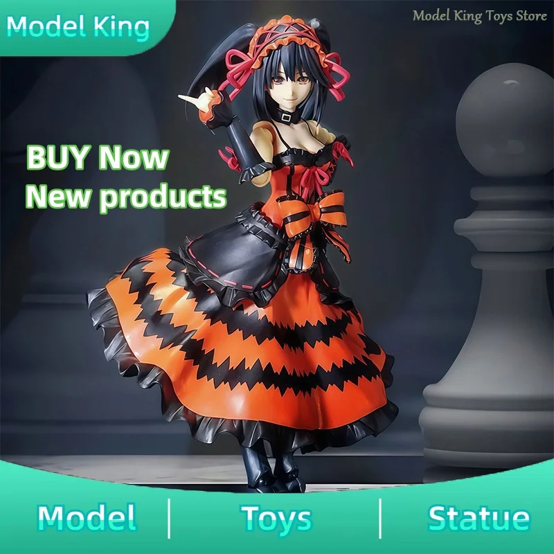 

В наличии 12 см Figma DATE A LIVE аниме фигурки Tokisaki Kurumi фигурки ПВХ Коллекционная модель украшение стола подарки на день рождения игрушки