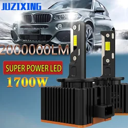 JUZIXING Car Headlights Canbus LED Xenon HID Headlamp 1700W Super Bright For BMW 5 E60 E61 D1S D2S D4S 6500K LED Bulb