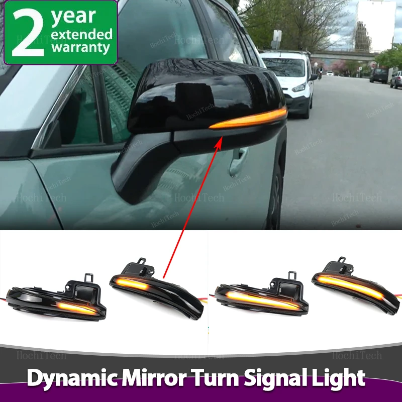 

Dynamic LED Turn Signal Rearview Mirror Indicator Blinker Repeater For Toyota Tacoma N300 Highlander Alphard Vellfire MK3 RAV4